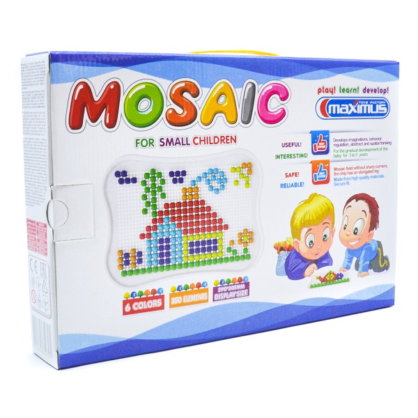 Мозаика игровой набор д/маленьких 350 эл.