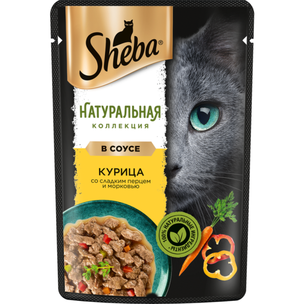 Корм SHEBA NC кур/папр/мор75г