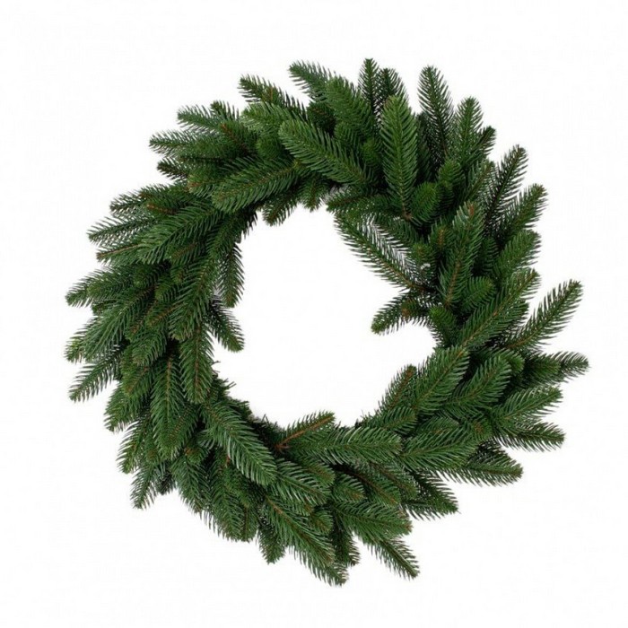 Ветка рождественская декоративная зеленая 40см (WREATH VIENA/G-40) ТМ Yalunka