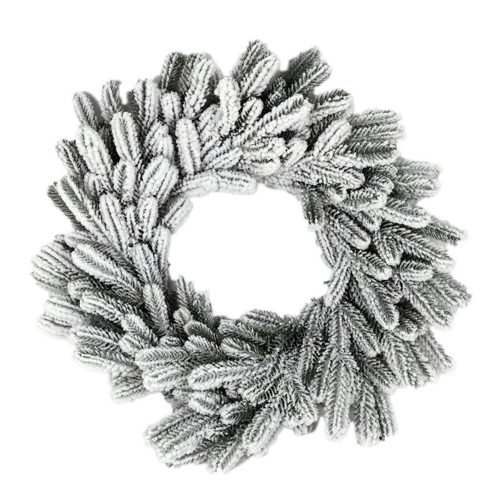 Ветка рождественская декоративная зеленая 40см (WREATH-VIENA/F-40) ТМ Yalunka