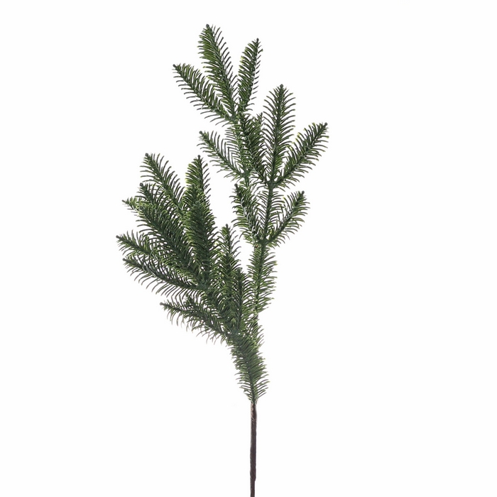 Ветка декоративная зеленая 65см (SP252177) ТМ Global Christmas