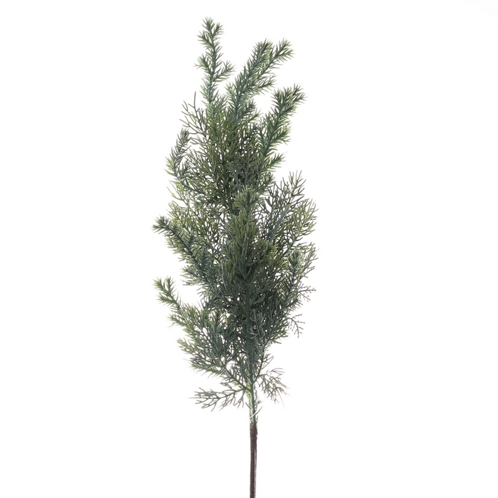 Ветка декоративная зеленая 70см (SP252098) ТМ Global Christmas