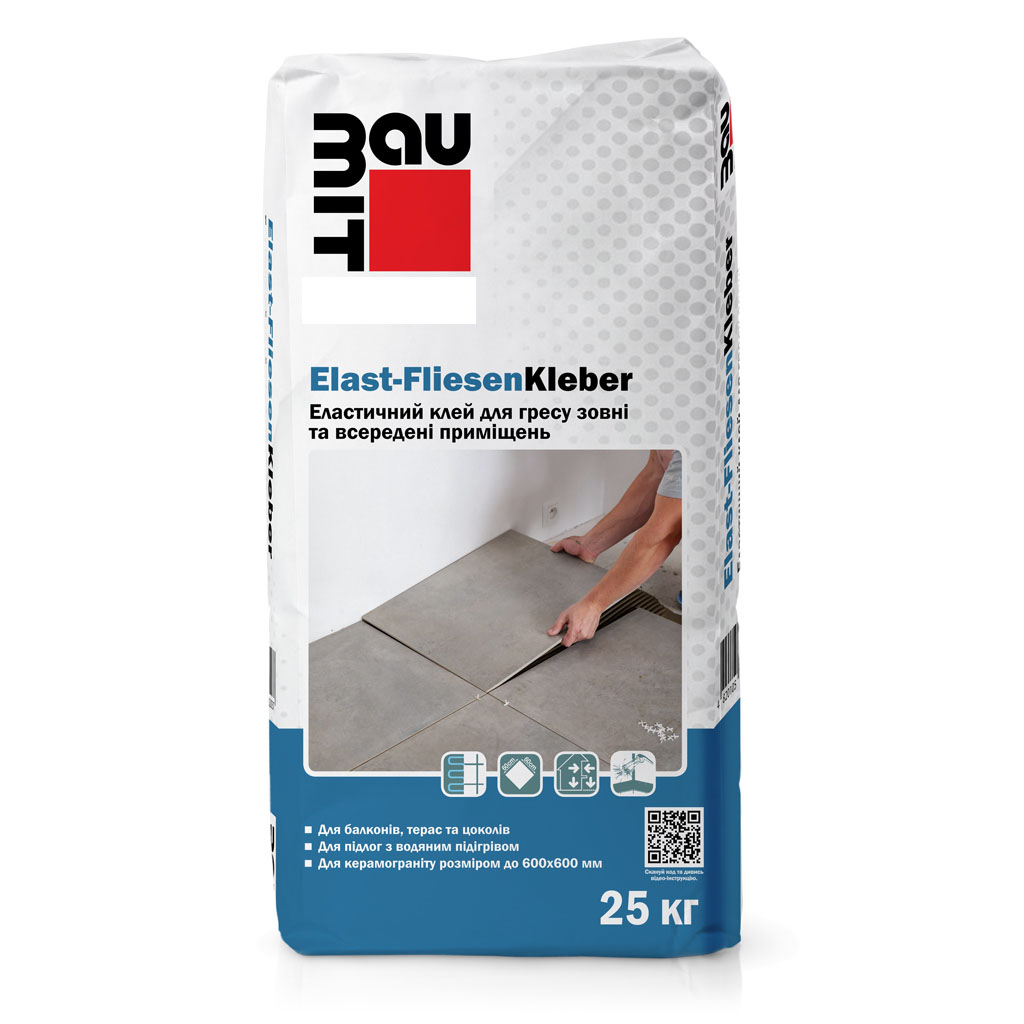 Клей для плитки Elast-FliesenKleber элас-й 25кг (54 шт/пал) ТМ Baumit