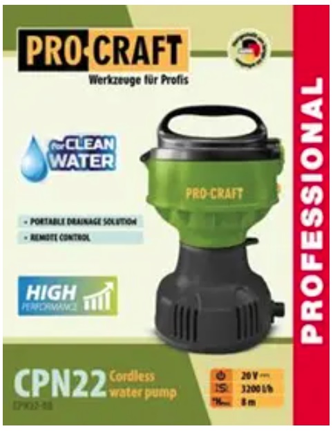 Насос аккумуляторный CPN22 UNIVERSAL (без АКБ и ЗУ) ТМ Pro-Сraft