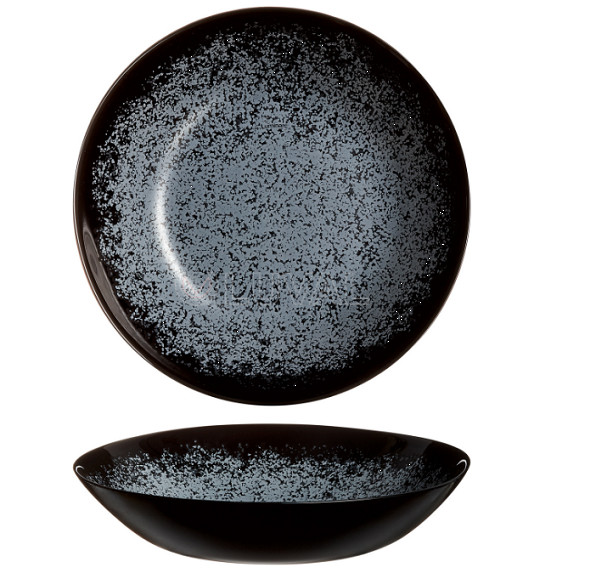 Тарелка суповая Slate Black 200мм Арк V0116