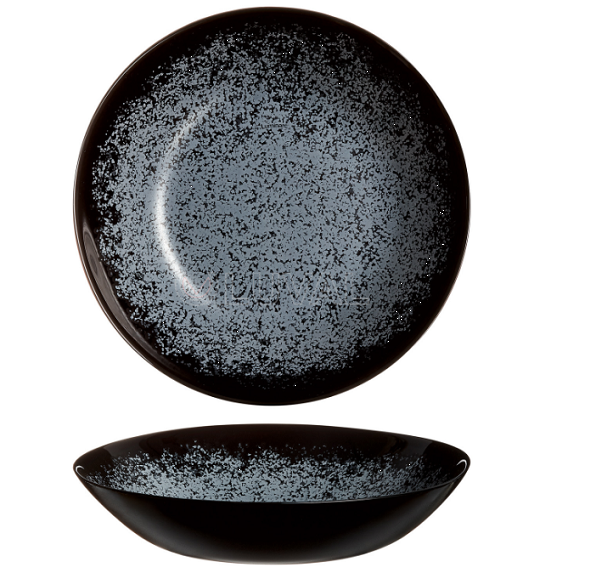 Тарелка суповая Slate Black 200мм Арк V0116