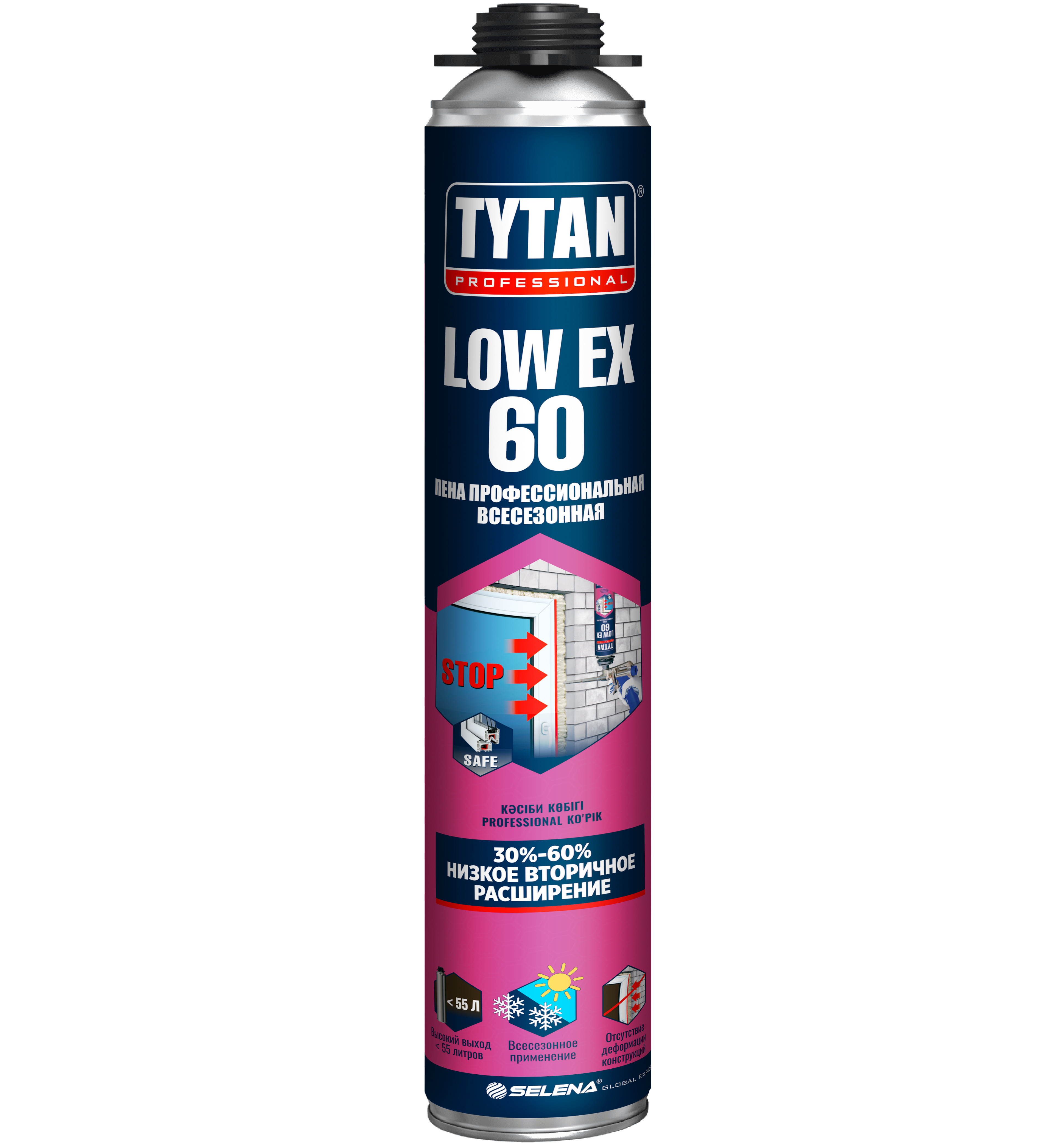 Пена профессиональная TYTAN PROFESSIONAL LOW EX 60 790мл. уп.12 шт/уп