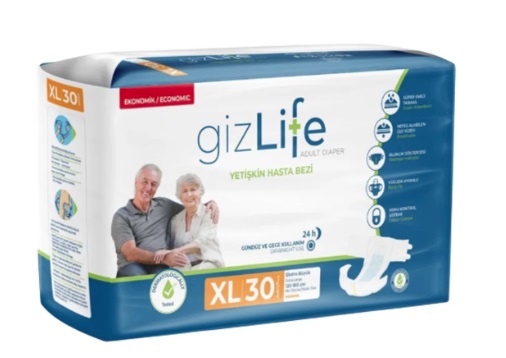 Подгузн.GIZLIFE д/взр.XL 30шт
