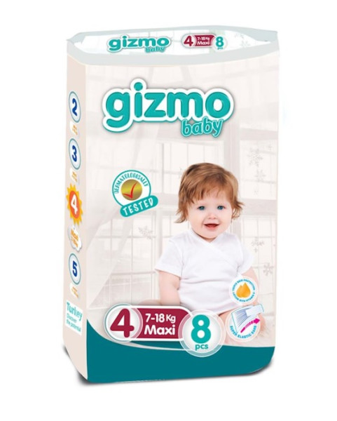 Подгузн.GIZMO maxi 4 8шт
