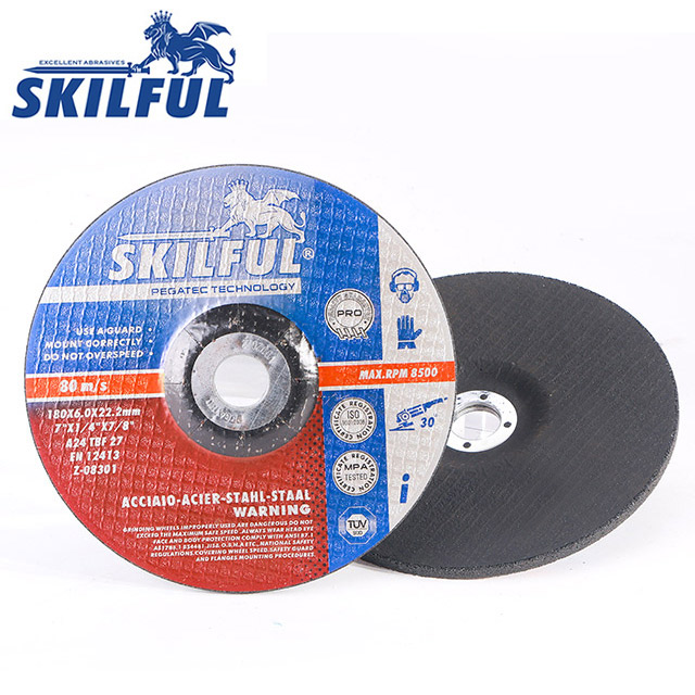 Диск шлифовальный PRO 230х6.0, Т27, 80 м/c, (уп.- 20/40 шт.) - SKILFUL