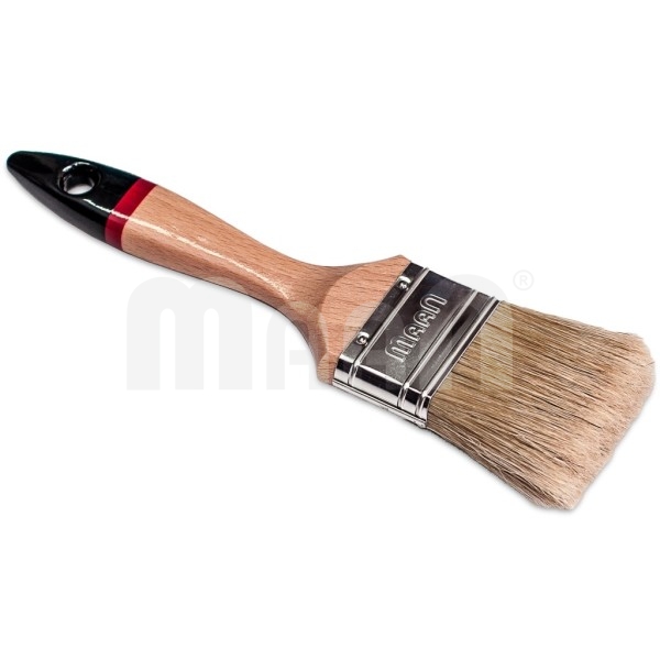 Кисть плоская с деревянной ручкой 64х51мм ТМ FIXTEC