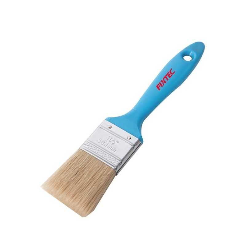 Кисть плоская с пластмассовой ручкой 50х51мм ТМ FIXTEC