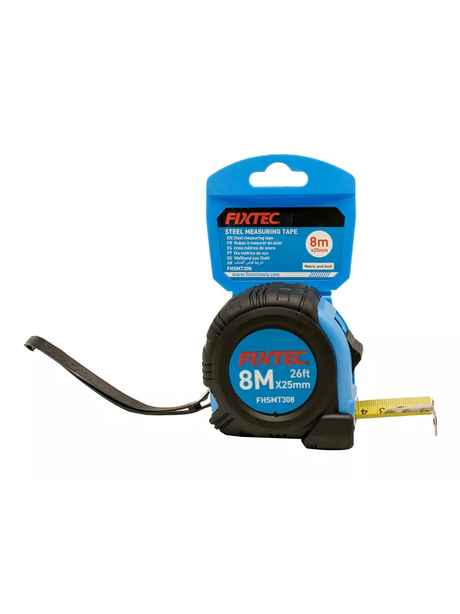 Рулетка 8м*25мм ТМ FIXTEC