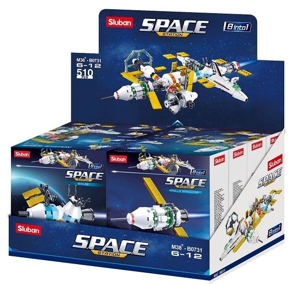Конструктор Международная космическая станция 8 мод. собирается в 1