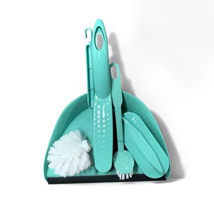 Набор для уборки (Совок+2щетки+сметка+ерш) 9126-1