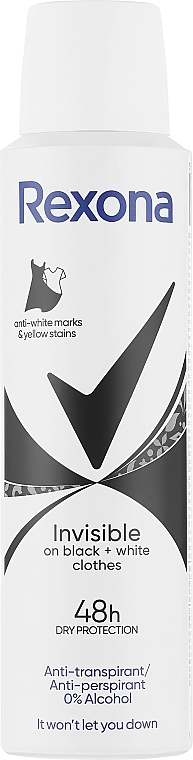 Дез-т REXONA Невид.ЧБ 150мл