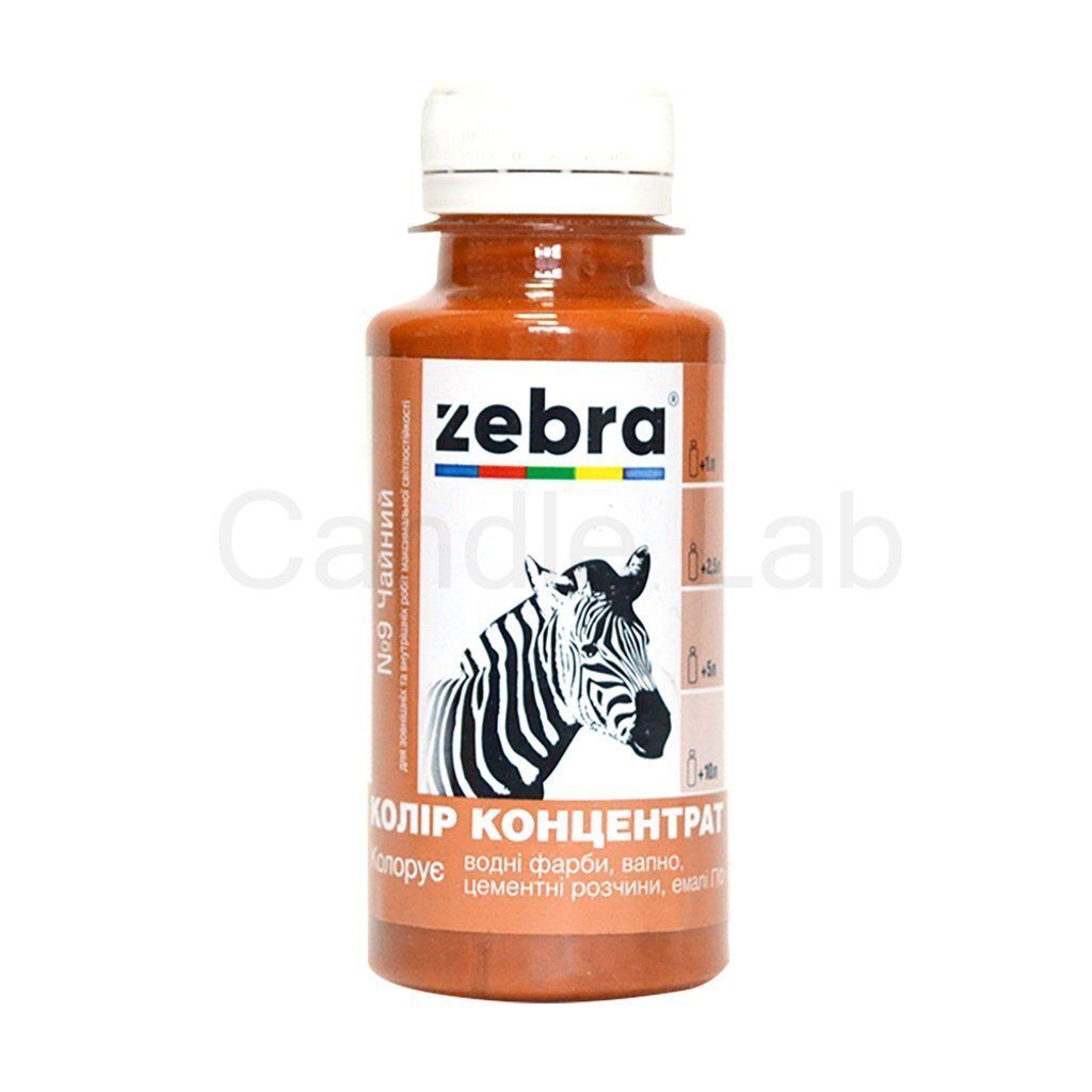 Пигментный концентрат Чайный ТМЗебра 100мл (уп.10шт)