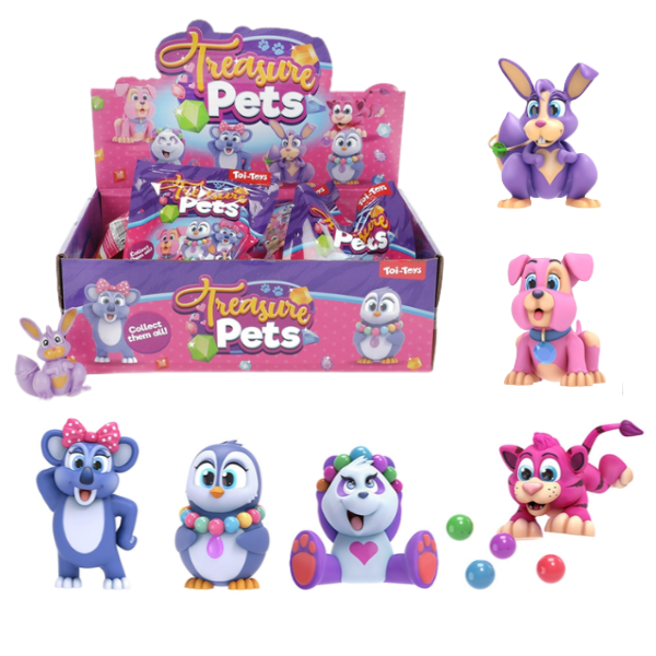 Фигурки с животными, коллекционные (6 шт.)