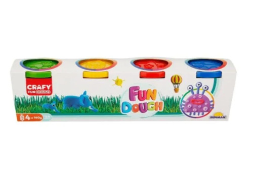 Набор пасты для лепки 4 PACK 480G.