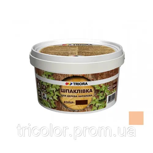 Шпаклевка для дерева Ольха 0,8кг TM Triora (уп.12шт)
