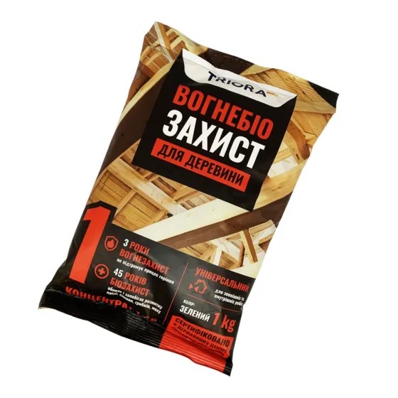 Огнебиозащита №2 (1:10) красный 1кг ТМ Triora (уп.10шт)