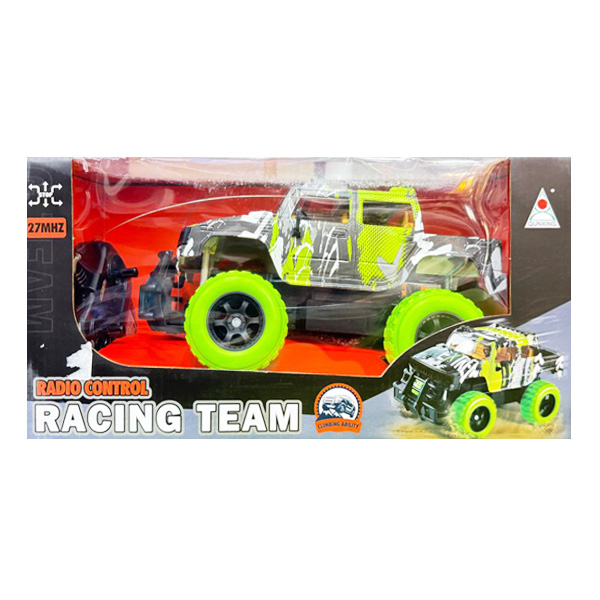 Машинка на п/у Racing team, зеленая