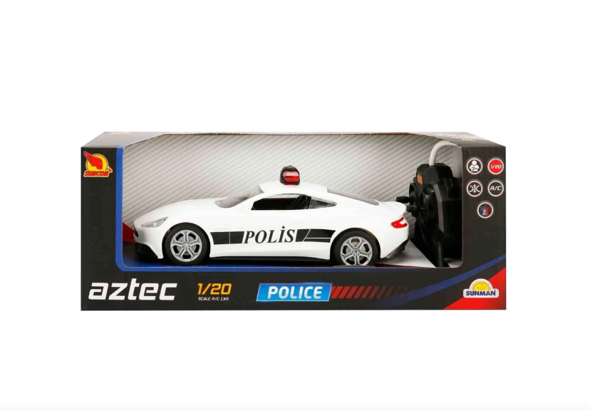 Машина на радиоуправлении AZTEC POLICE 2MODELx 2CLR.