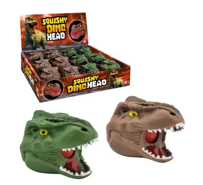 Мягкая голова динозавра (в асс.)