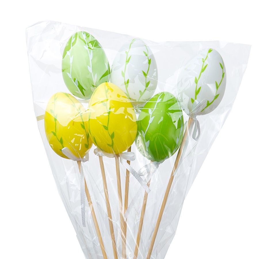 Пасхальные яйца (набор 6 шт) GLOBAL EASTER