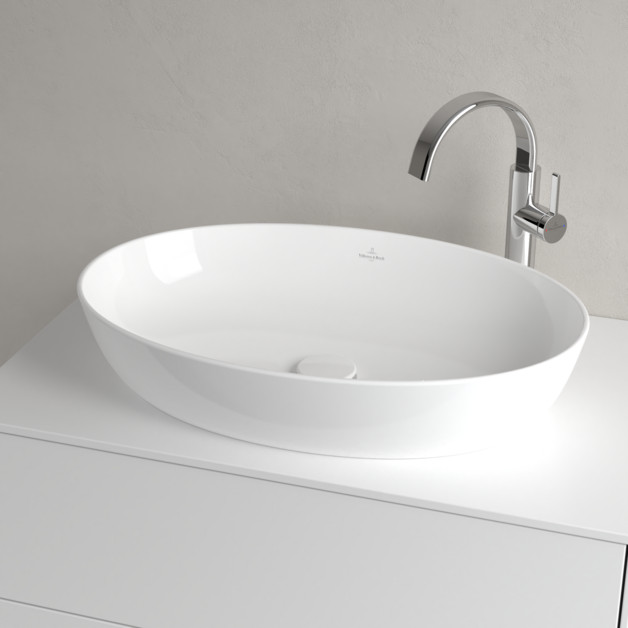 Умывальник накладной 525x350x150 овальный ТМ Cersanit City Oval