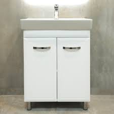 Шкаф белый мат Bayro Allure под умыв. Neon 600 ТМ Bayro