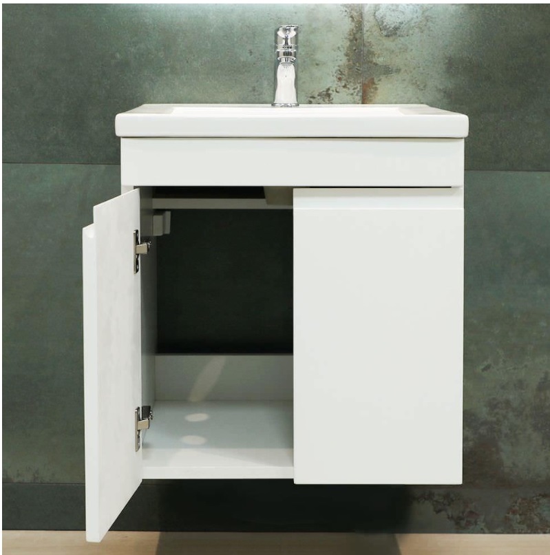 Шкаф для ванной Studio Duo под умывальник Argo 500 белый мат ТМ Bayro