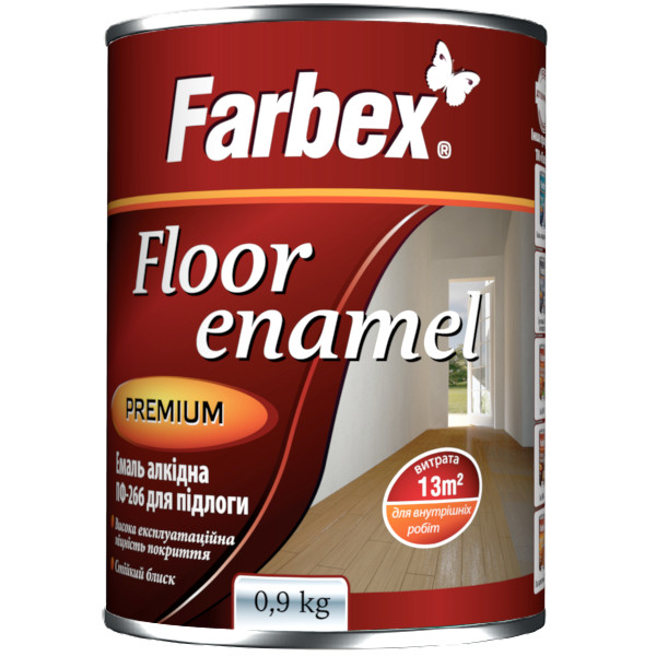Farbex Эмаль ПФ-266 серая /2,8 (уп.6шт)