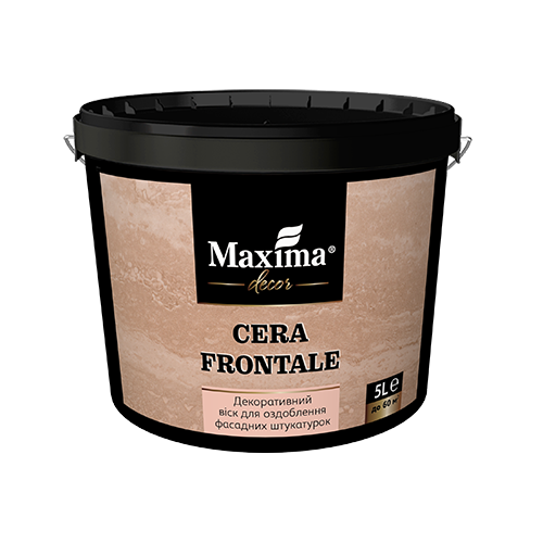 Декоративный воск для отделки фасадных штукатурок Cera Frontale ТМ Maxima 5 кг
