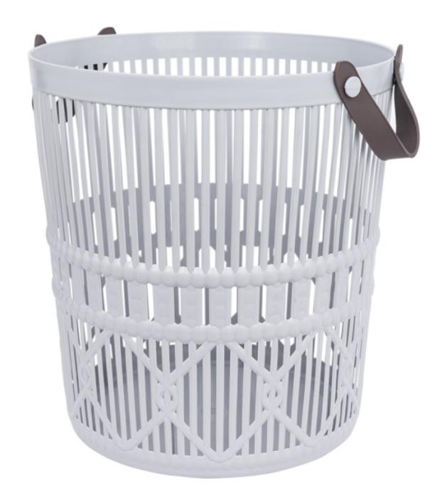 Корзина д/белья пластик, 38x35.5см MCL011