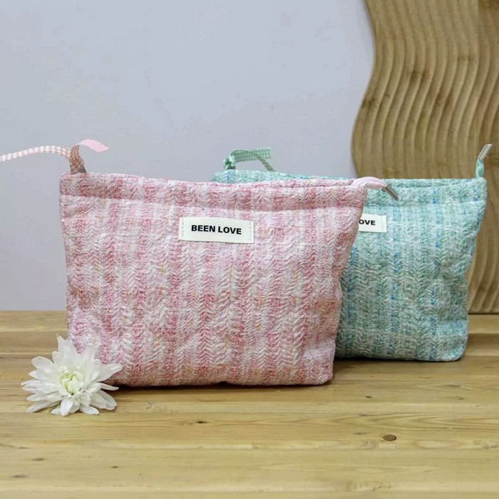 Косметическая сумка Текстиль 18.5x5см. разл. цвет. 7687-7 GS