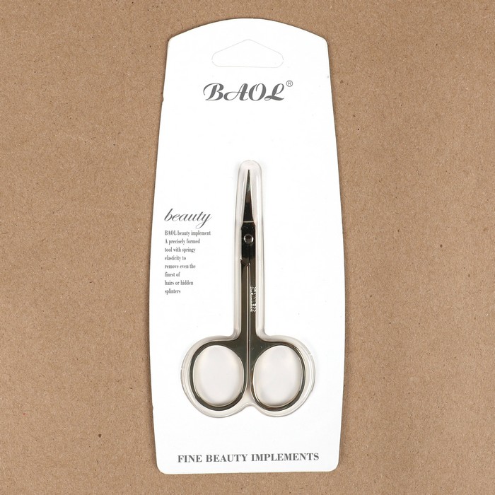 Маникюрные ножницы, НС, Золотистый I-0107, BAOL