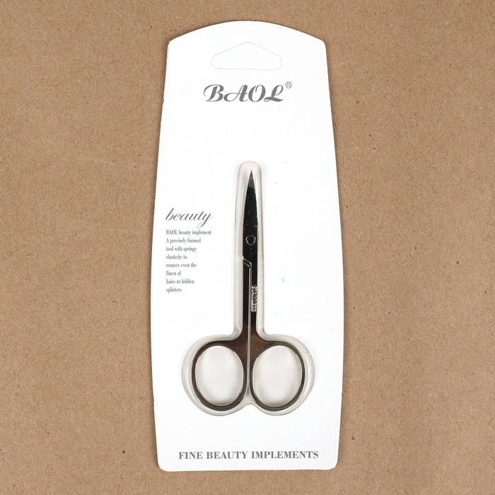 Маникюрные ножницы, НС, Золотистый I-0658, BAOL