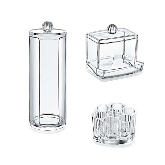 Косметические орган. (набор) 3 предм. Пласт/прозрач. AK504 BEE HOME