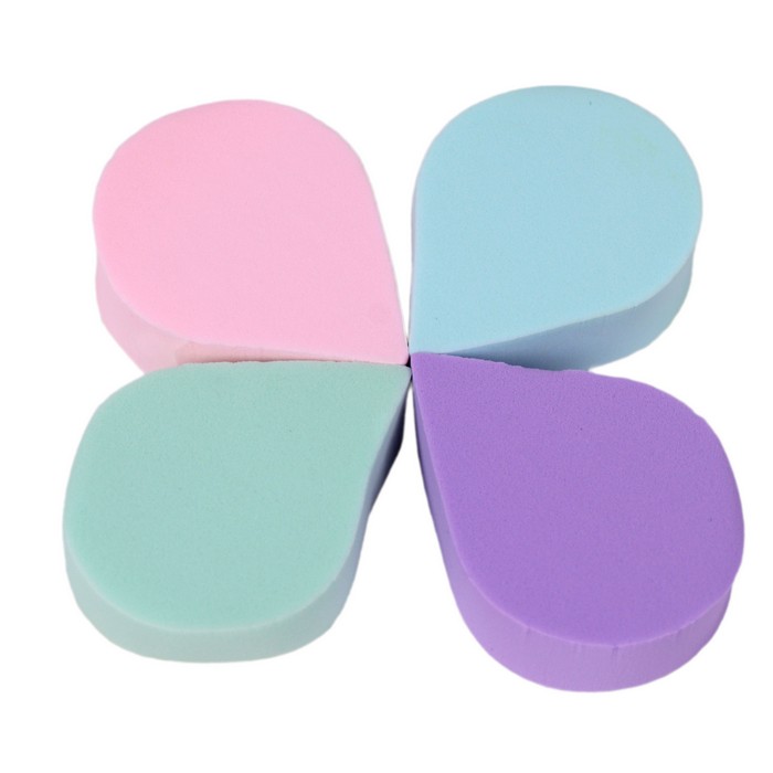 Спонжи д/макияжа (набор) 4 штук, Пена, LM3013, LUKAS