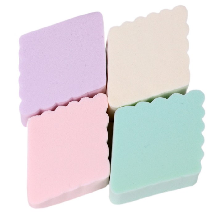 Спонжи д/макияжа (набор) 4 штук, Пена, Разл/Цвета, LM3015, LUKAS