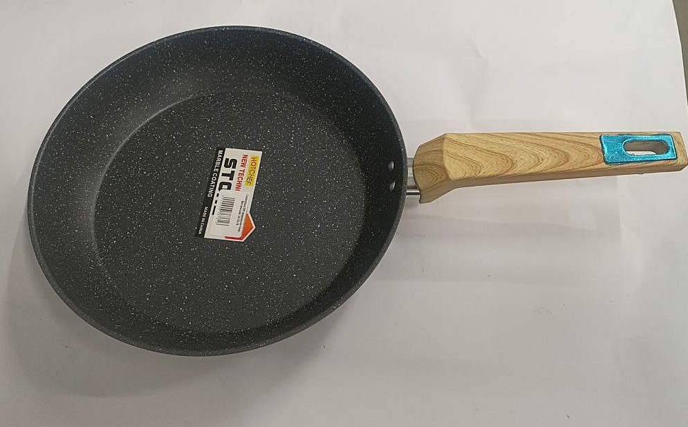 Сковорода 260 мраморное покр. без крышки 22-10-15