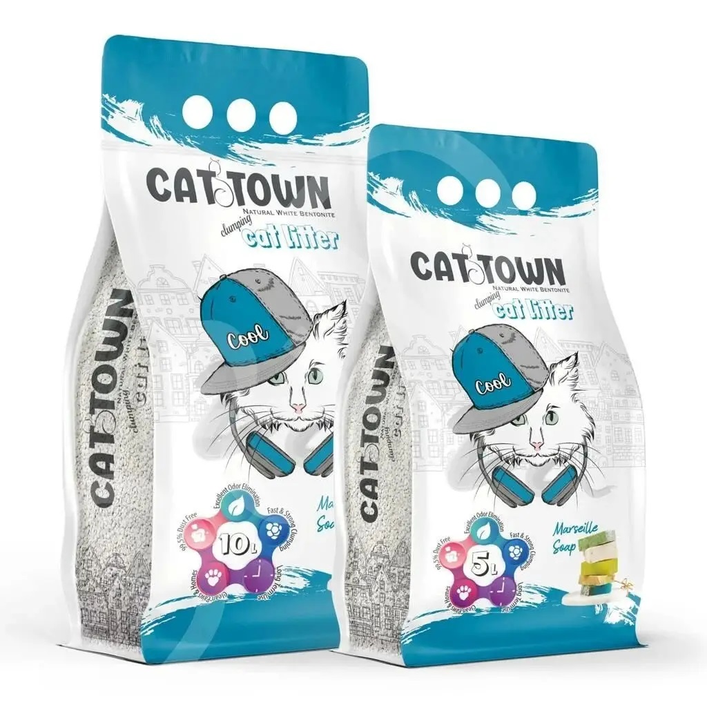 Бентонит CAT TOWN марсельское мыло 5л