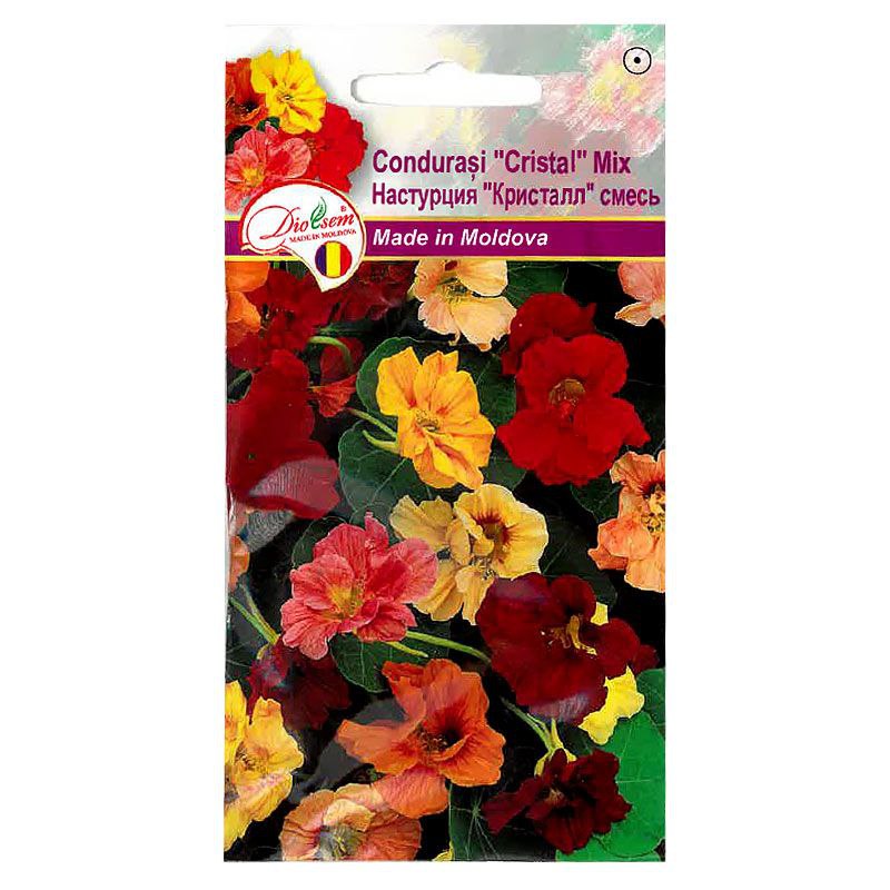 Семена Цветов Euro Condurasi Cristal Mix (настурция кристалл) (1гр)