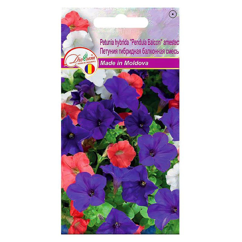 Семена Цветов Петунья Pendula Balcon amestic (балконная) (0,1гр)