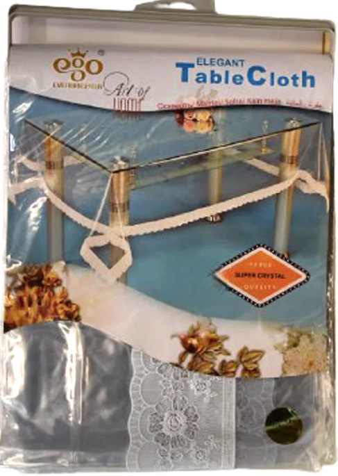 Скатерть силиконовая с кружевом 137х183 ZB-49-1