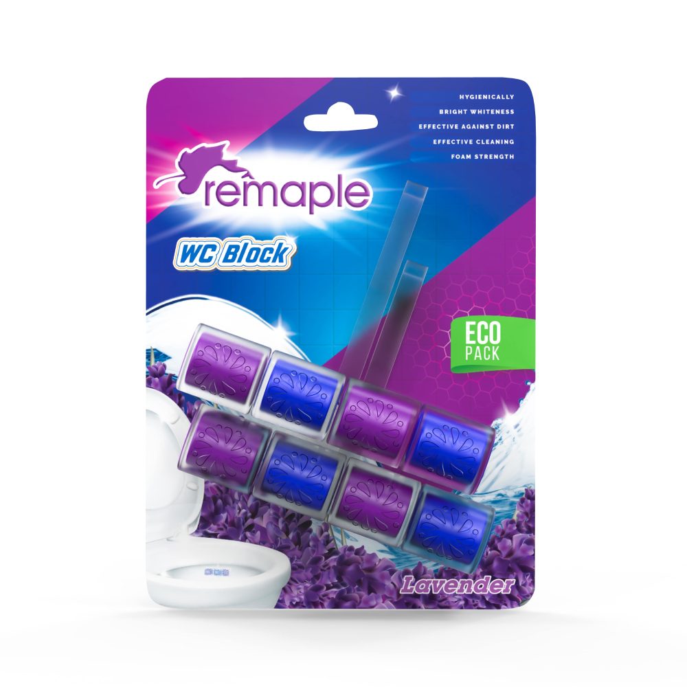 Блоки туалетные lavender 50*2гр ТМ REMAPLE (уп.24шт)