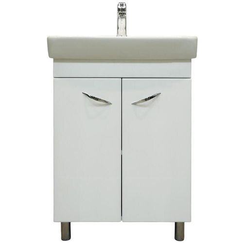 Шкаф белый Bayro Dalas под умыв. Neon 500 ТМ Bayro