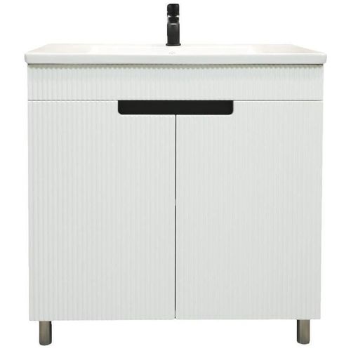 Шкаф белый Positano Duo под умыв. Argo 800 ТМ Bayro