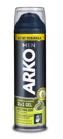 Гель д/бр.ARKO 2в1 успок.200мл